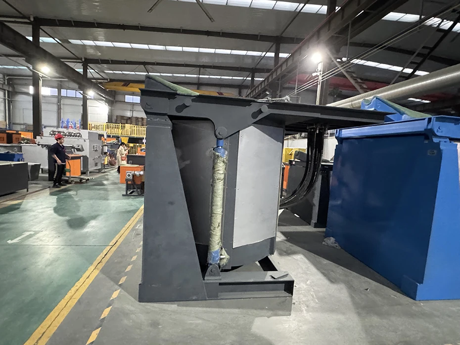 Best Selling Platinum Melting Induction Furnace Metal Melting Furnace 1Ton Induction Furnace For Gold