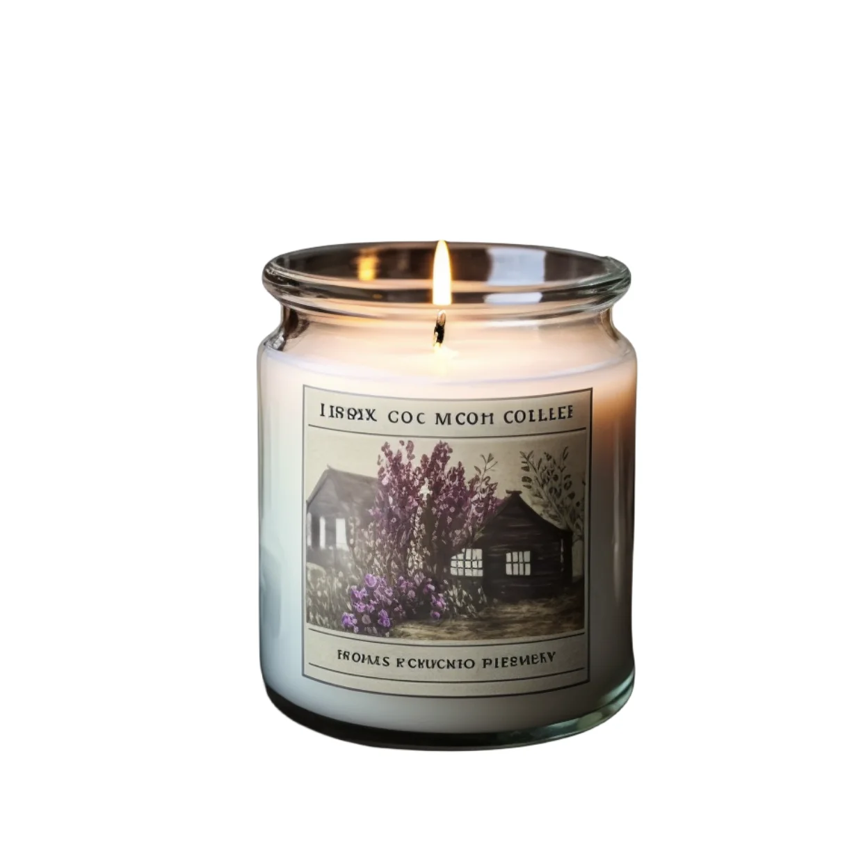 custom personalized private label candles Non Toxic white soy wax aroma candle for party