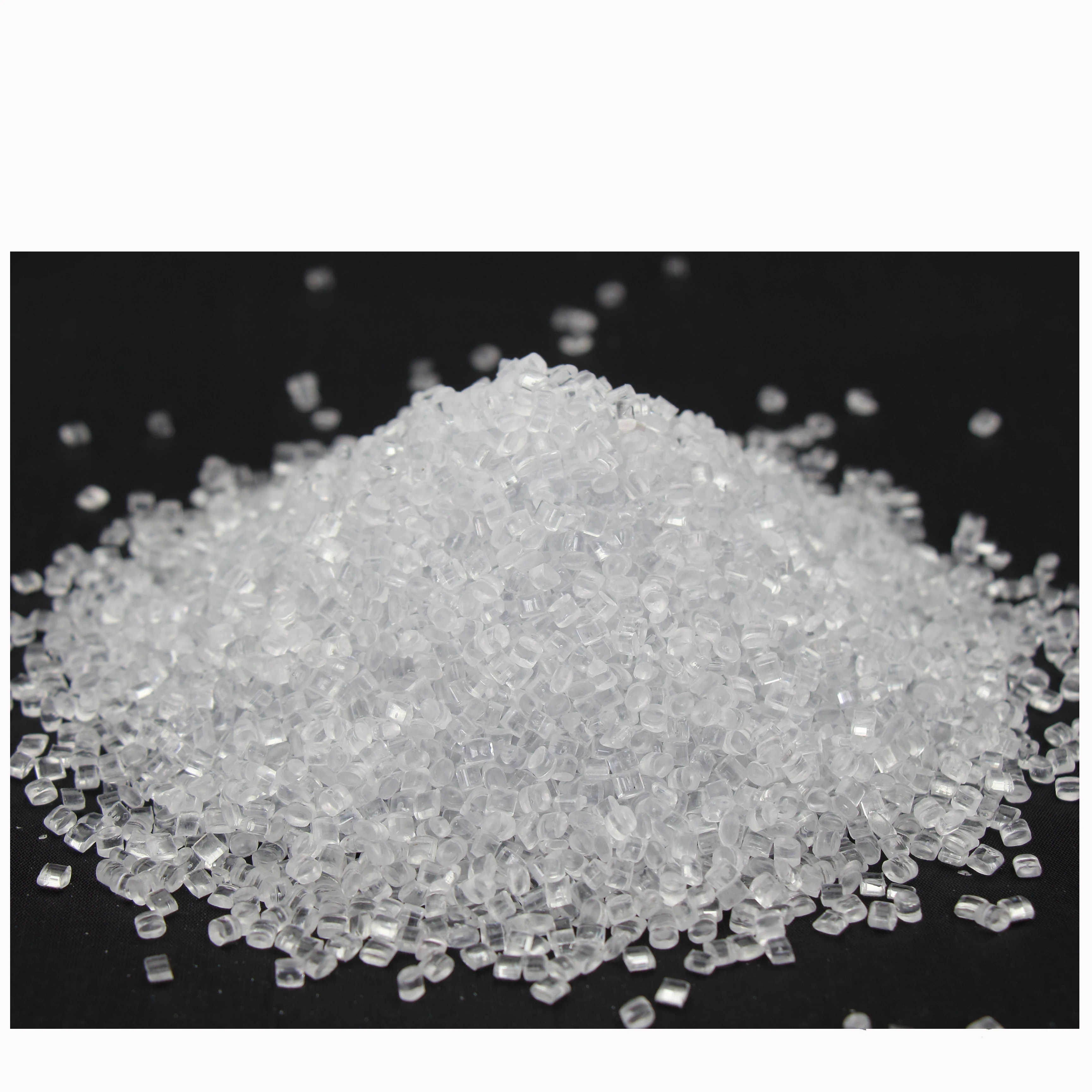 GRS certified  Transparent PC Pellets 100% recycled PC Material  Polycarbonate Resin