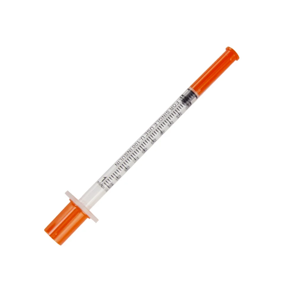 China Sterile Single Use Insulin Syringe Disposable 50cc 1 Ml Insulin Syringe