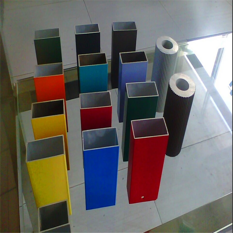 Aluminum extrusion profile tube square perforated Square hollow section aluminium tubes aluminum square pipe