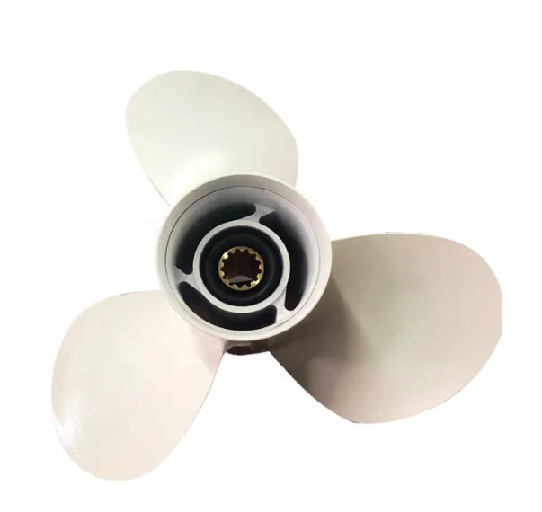 ANSHUN 3 Blades Alloy Aluminum Propeller for Electric Motor Marine Outboard Propeller 7.25x5 Inch