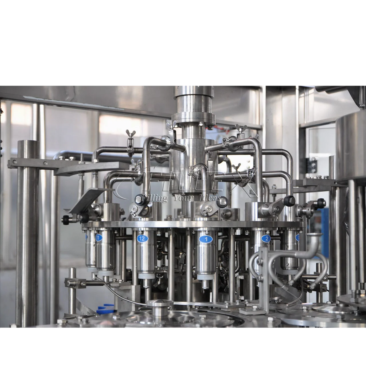 Automatic bottle juice making machine / beverage juice production line /hot juice bottle filling machine