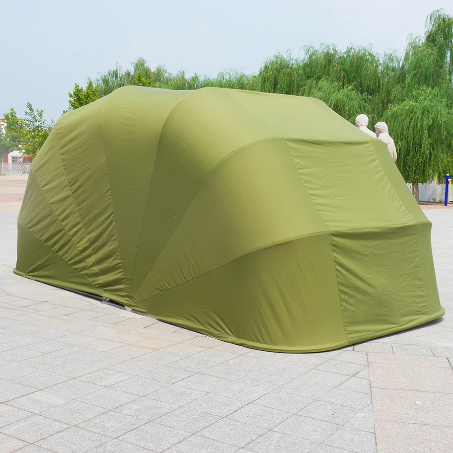  Heavy Duty Carport with Removable Sidewalls and Doors Portable Garage Car Tent Windows Canopy