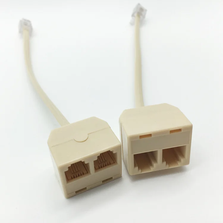  Кабель rj11 6p4c 6P4C папа-двойной rj45 мама Rj11 шнур male к двойному Женский