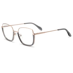 2022 Big Size Optical Frames Eyewear Metal Half Frames Glasses