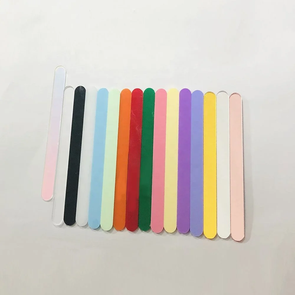 4.5 Inch Acrylic Cakesicle Sticks Reusable Popsicle Sticks Mirror Ice Cream Sticks