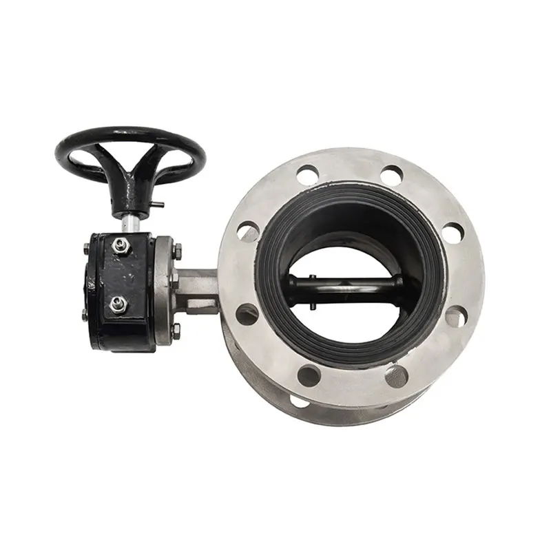 High Quality Custom Made Affordable DIN ISO WCB 304 Manual Wafer Pneumatic Butterfly Valve Dn32