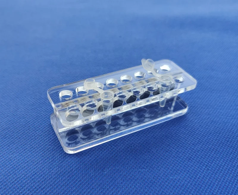 Lab use 16 place 0.2ml Magnetic bead Separator PCR tube strip Magnetic Separation Rack