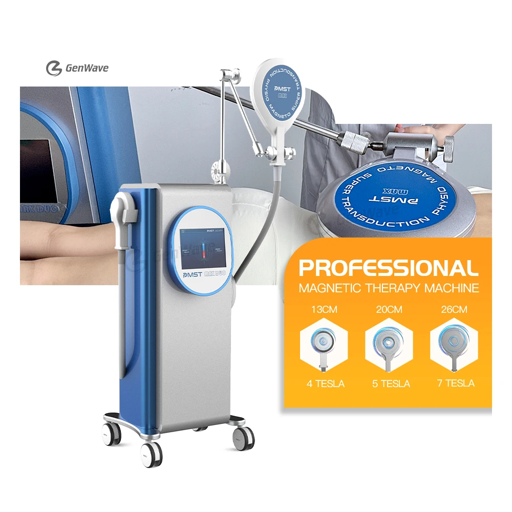 Two Channel Emfieldpro Pemf Machine Magnetic Therapy Device For Musculoskeletal Pulsed Electromagnetic Field PMST MAX DUO