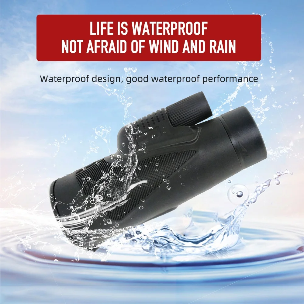 12X50 Monocular Adults high Powered BAK-4 Prism and FMC Lens Monocular Telescope for Bird Watching/Wildlife/Hunting/Hiking