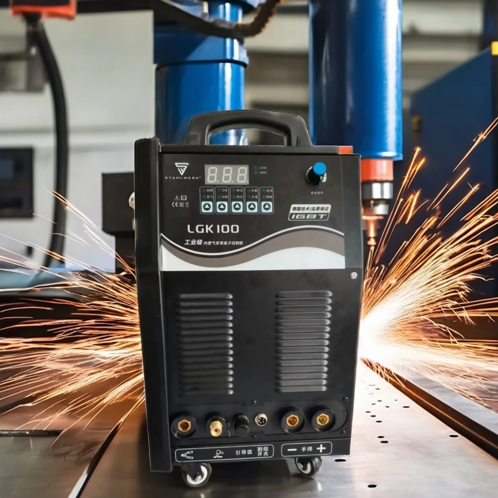 Плазменный резак Stahlwerk & vector LGK100 IGBT дуговая сварочная машина 2 в 1 плазменные резаки с ЧПУ