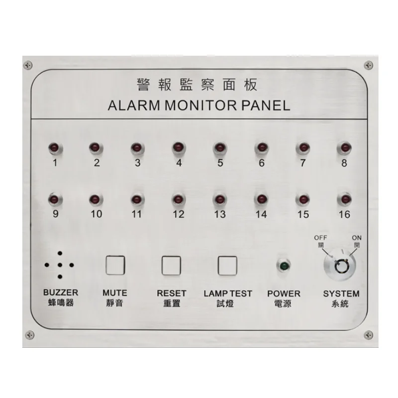 miTEC Hospital Nurse Call System with Pull Cord Emergency Button and 2 Way Intercom for Assistance Wired System with UPS Backup