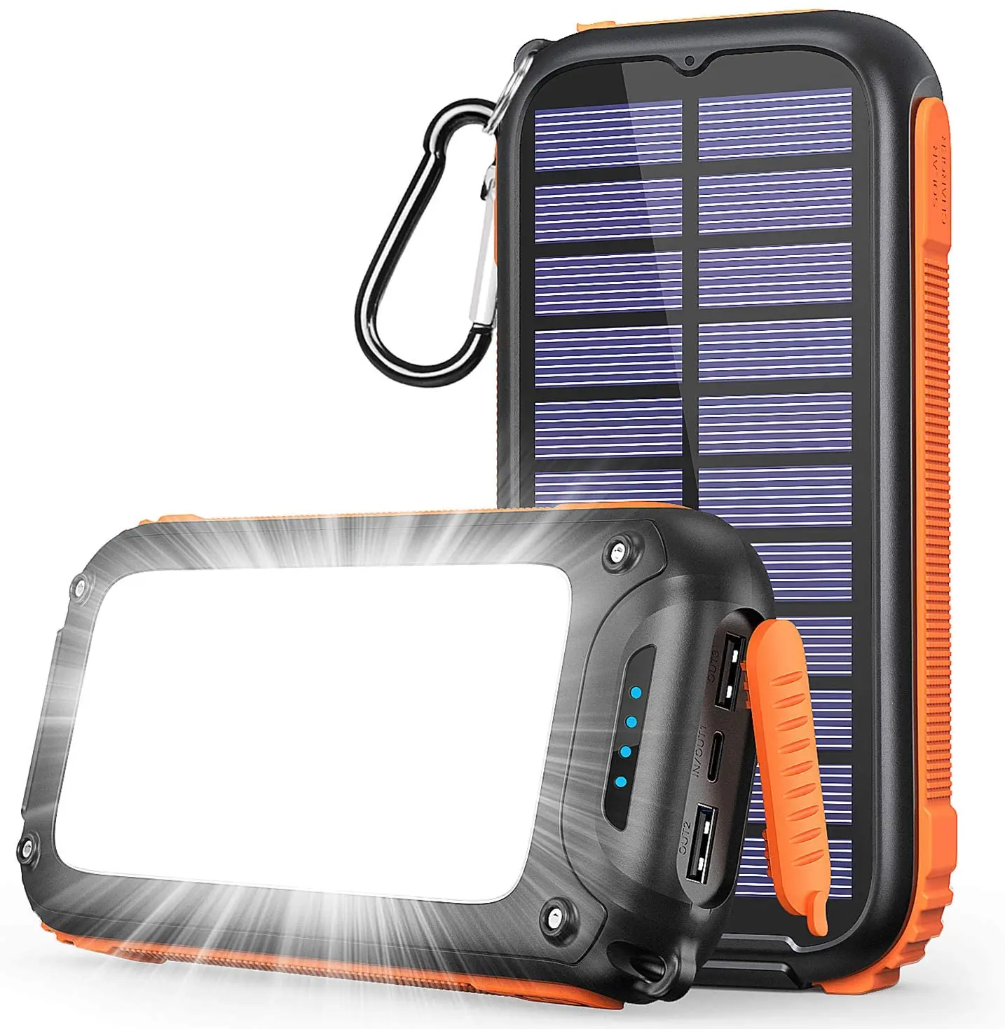 Top Selling Fast Charging Solar Panel Charger Portable Power Banks Waterproof Power Bank For Outdoor