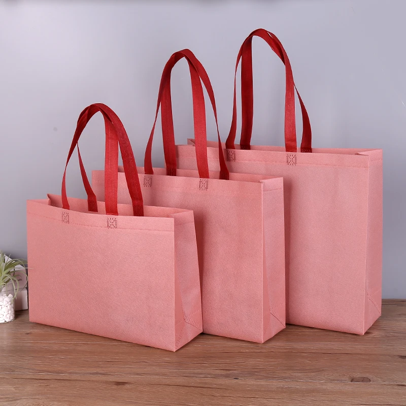 Wholesale Custom Logo Reusable Hot Promotion Reusable Eco Friendly Fabric Non Woven Shopping Bag