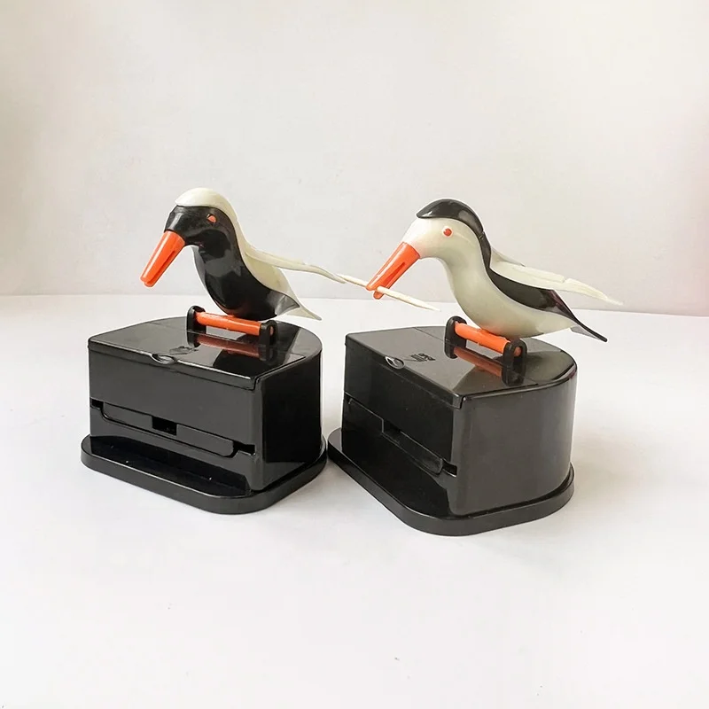 New Design Creative Colorful Bird Toothpick Holder 3d bird shape pop-up dispenser tooth brush pick toothpicks holder