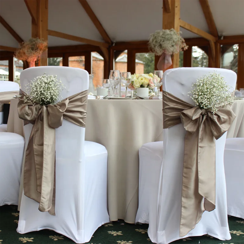 romantic Types Of Wedding Chair Covers And Sashes Simply Elegant Chair Covers