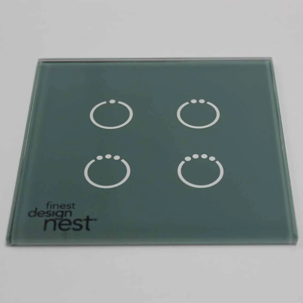 
Touch Control Switch Tempered Glass Electronics Front Panel 