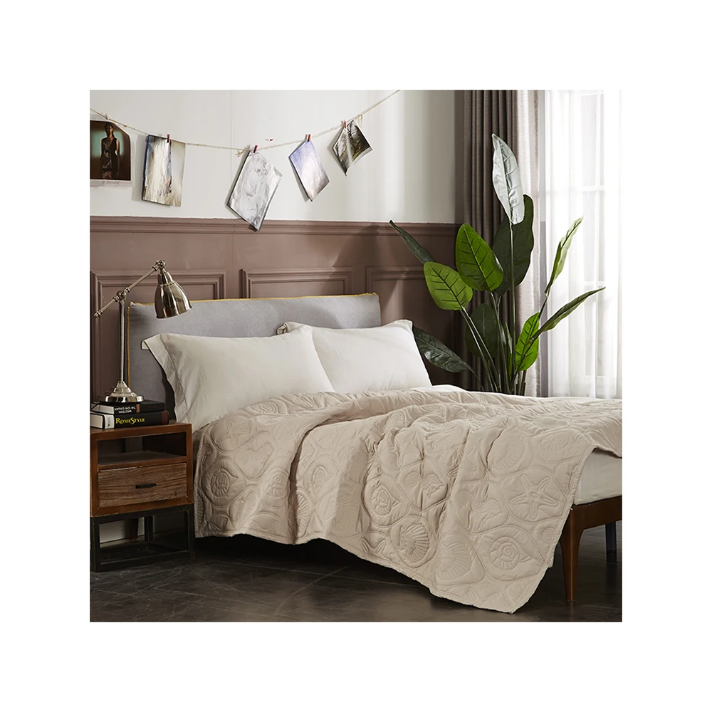 Стеганое мягкое противопылевое Гипоаллергенное постельное белье для гостиницы домашнее хлопковое покрывало