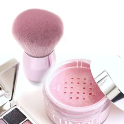 Factory OEM KabukI Single Soft Synthetic Powder Cosmetic Brush Professional Kabuki Brush Travel Kit