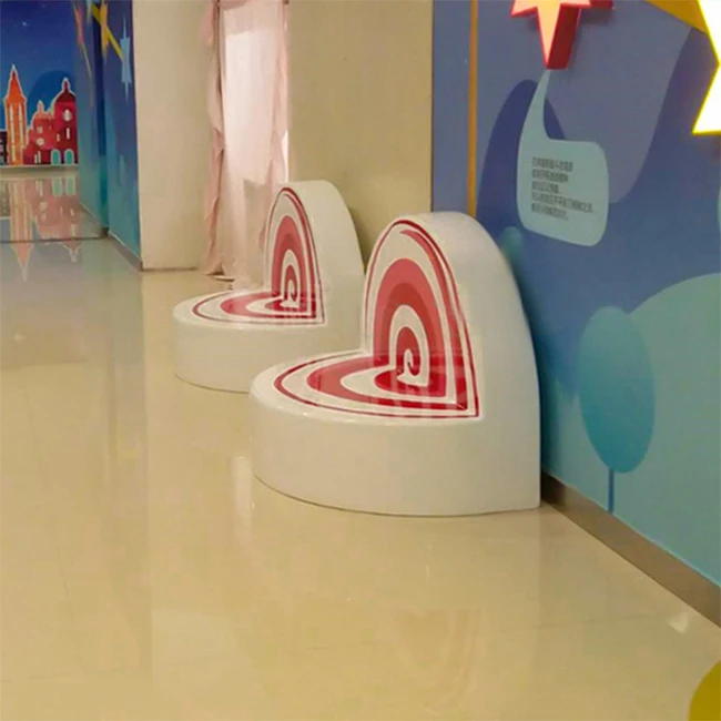 Y059 Candy chair Shopping mall public rest leisure Sweet stool commercial street sales departments art decoration candy chairs