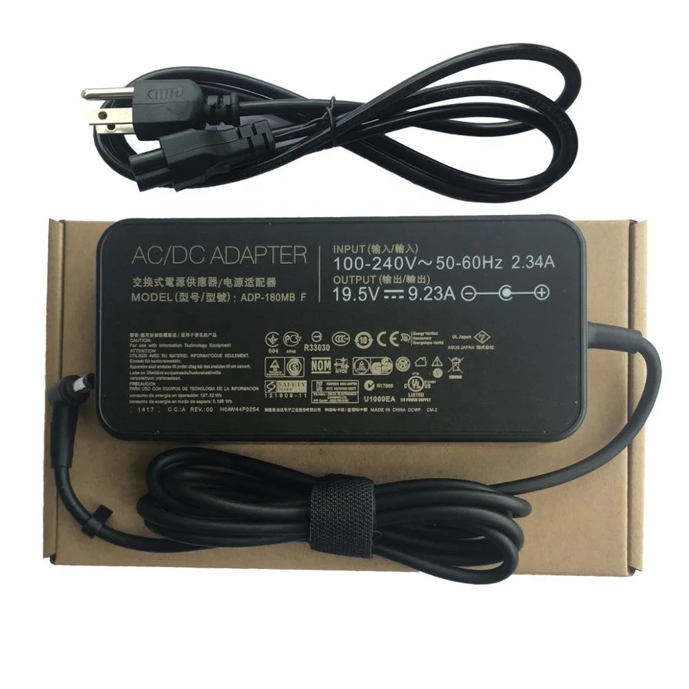 180 Вт ноутбук зарядное устройство 19 5 V 9.23A для Asus Rog G55 G55VW G46VW G70 G75 G75VW G75VX G750JM G750JS G750JW G750JX G751JL адаптер переменного