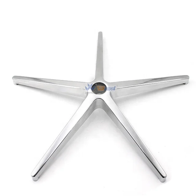 Wholesale furniture fittings new accessories hardware parts manufacturer metal five star base