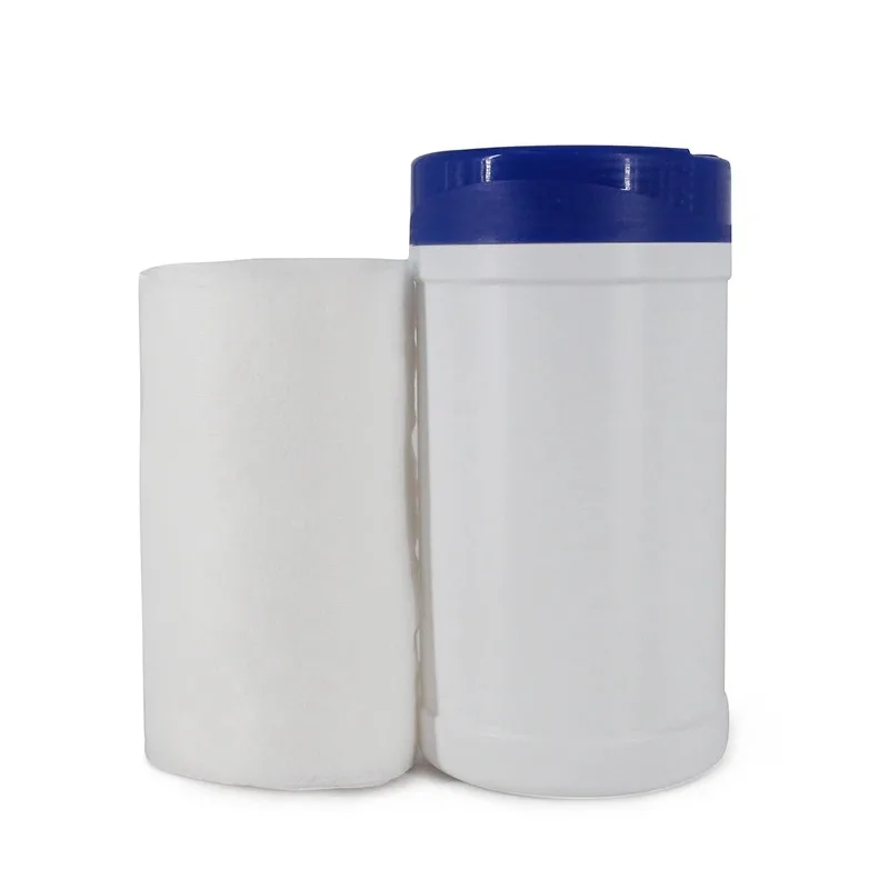 
Use wholesale drum dry towels to wrap lace nonwoven rolls for dry wipes in cans for home offices and outdoors 