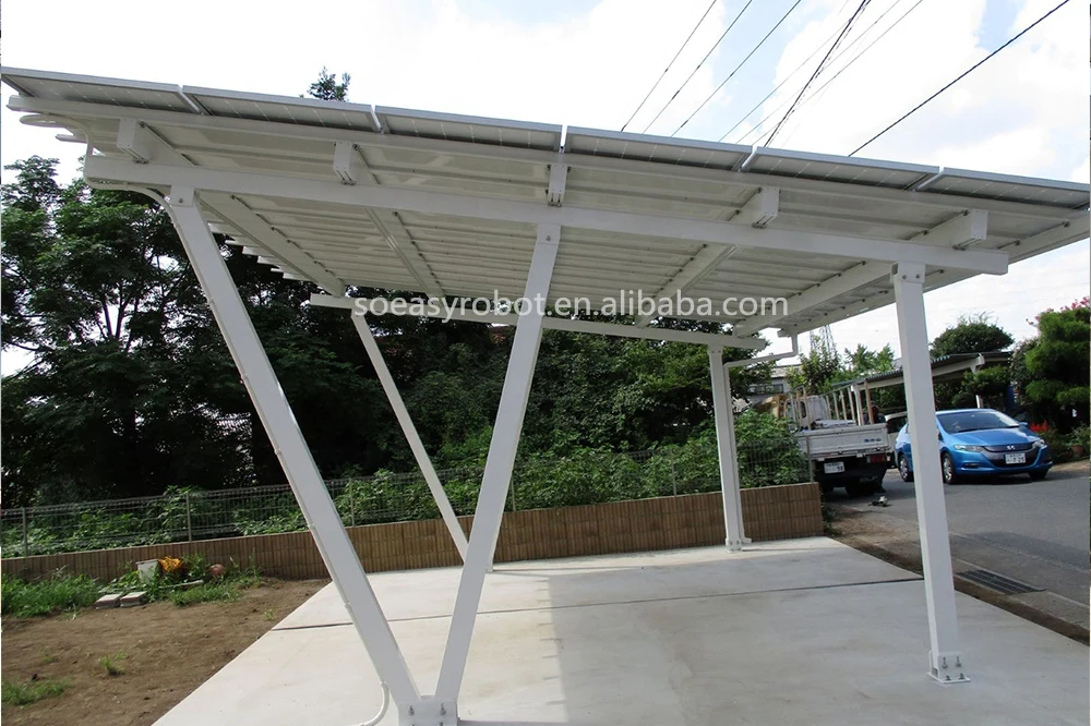 Водонепроницаемая панель солнечных батарей типа w автомобильный порт парковочный навес для дома