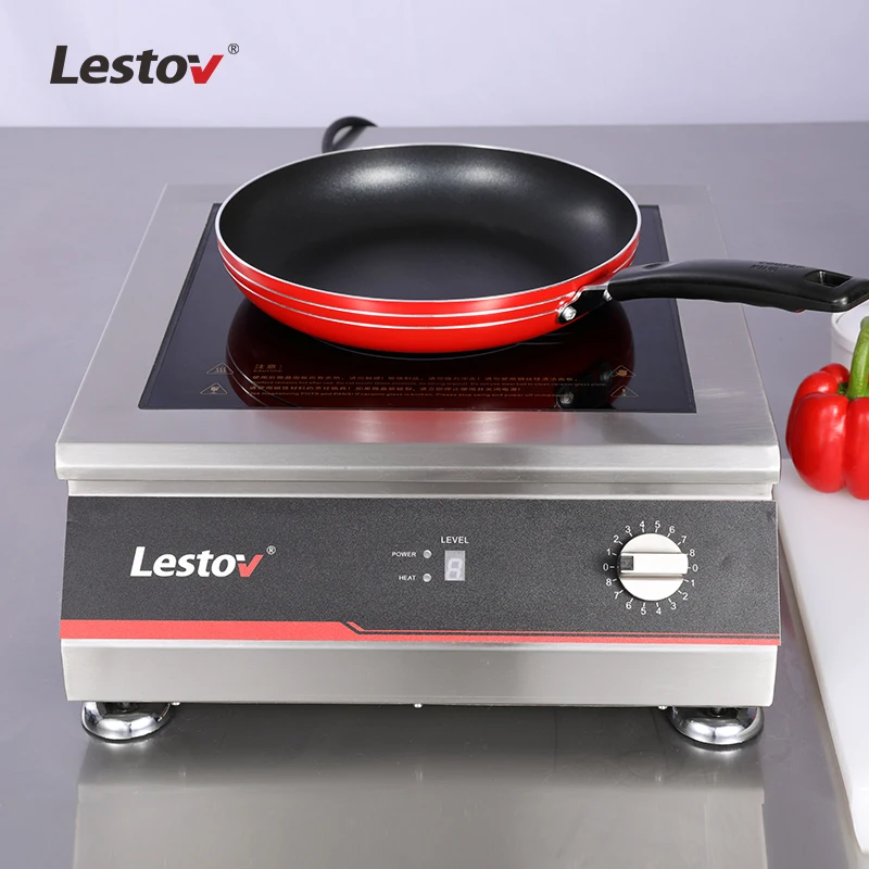 Stainless Steel 3500W 5000W Commercial Induction Cooker For Restaurant Canteen Hotel
