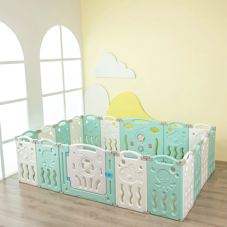 
Hot Sale Play Yard Custom Flexible Baby Folding Playpen 
