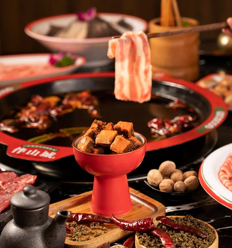 OEM ODM Chinese Food Seasoning Sichuan Condiments Chili Powder Mala Halal Instant Cooking Spices Hotpot Soup Base Food Seasoning