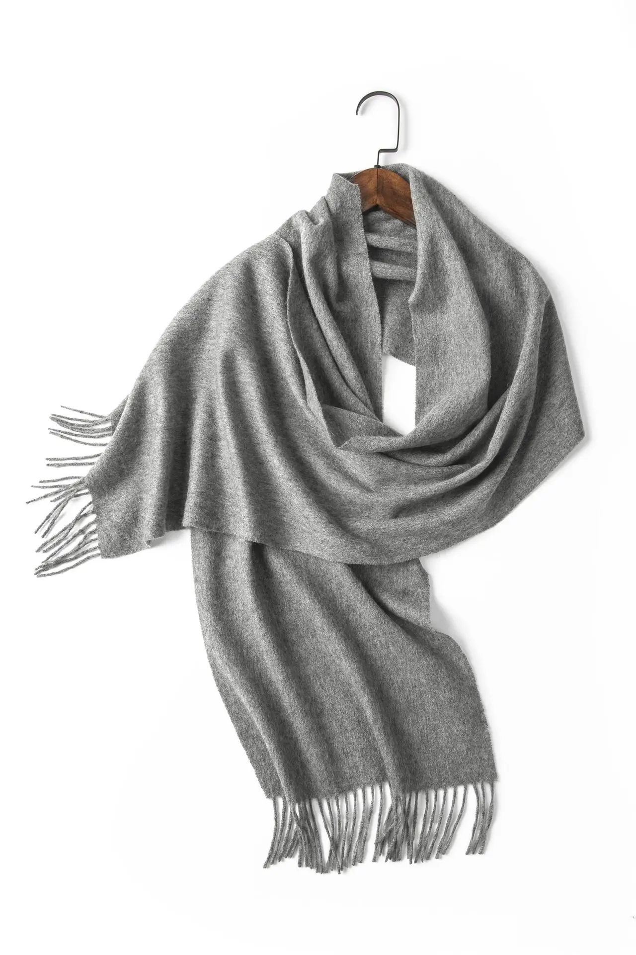 Ladies striped  square shawl autumn and winter new black scarf for women cashmere