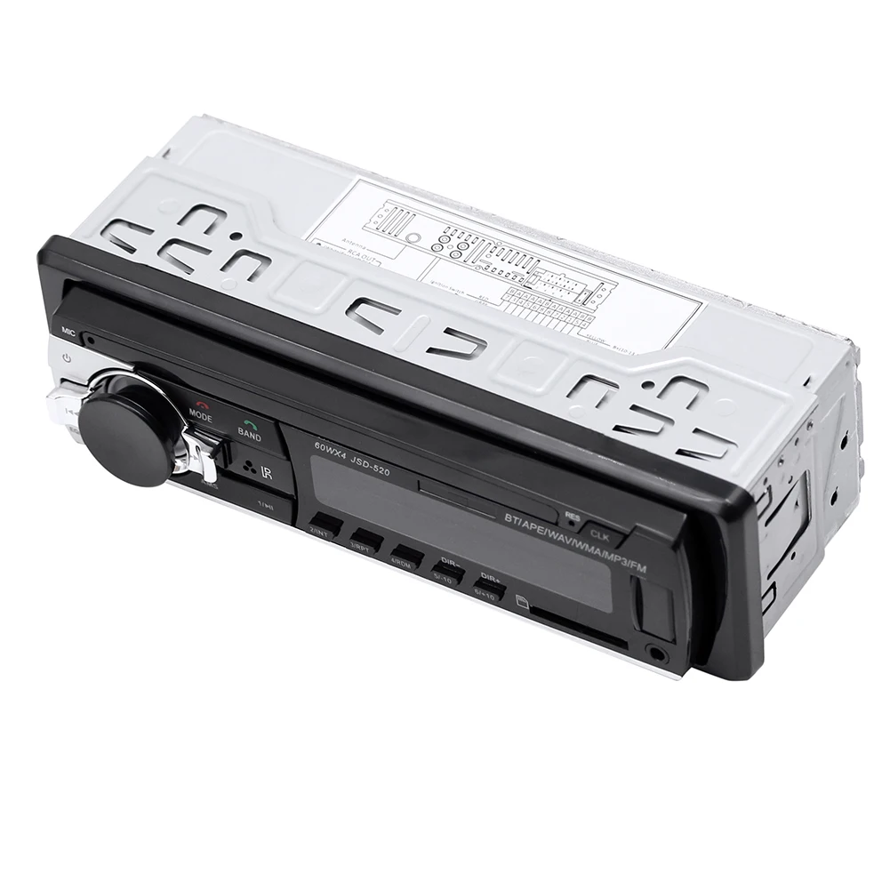 Car Radio Stereo Player Digital BT Car MP3 Player 60Wx4 FM Radio Stereo Audio Music USB/SD with In Dash AUX Input