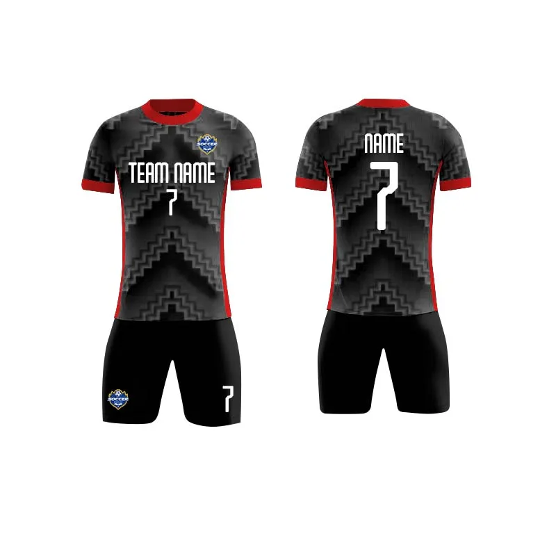 Wholesale Soccer Kit Set Uniforms With Socks Sublimation Full Football Jersey Custom Design Mens Soccer Jerseys Sets For Men