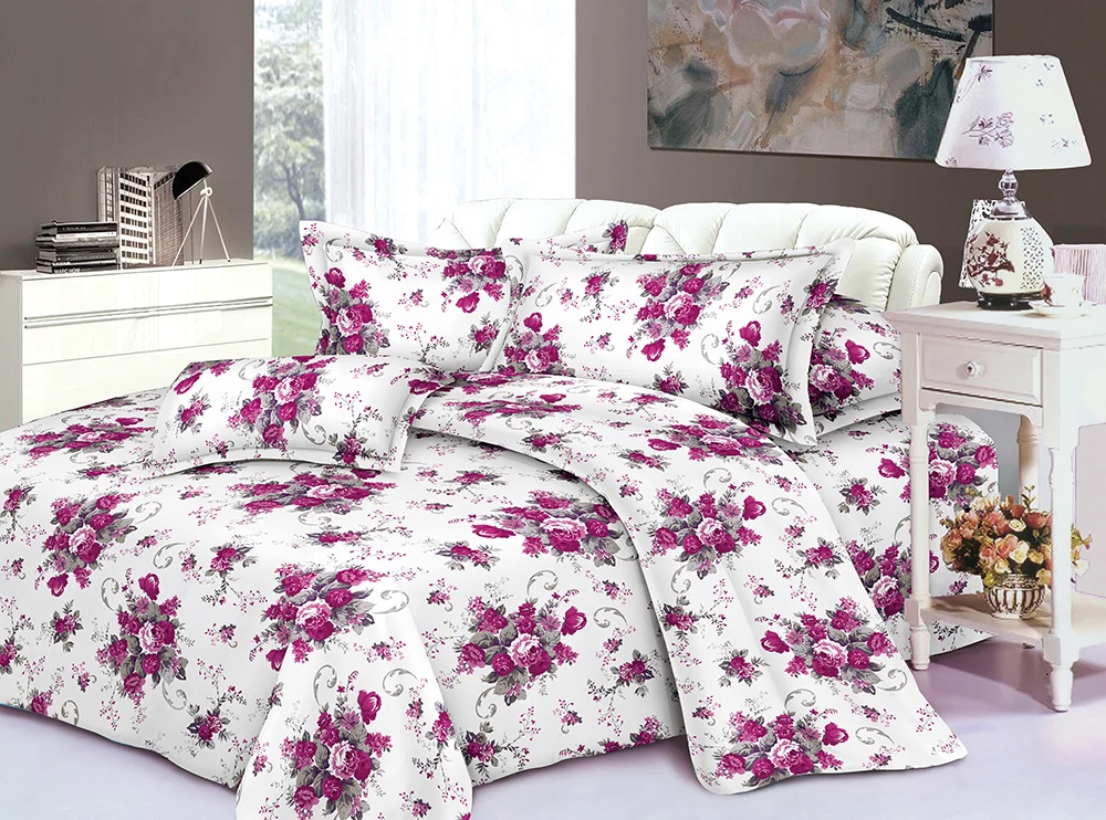 Factory delivery HIGH QUALITY 100% polyester print fabric for home textile wholesale with more than 300 weaving machines