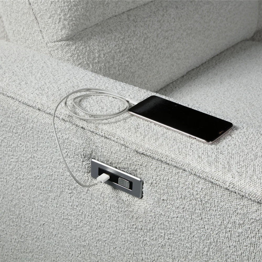 Odm Oem Services Home Electric Sofa Set Factory Provide Functional Leisure Style Reclining Sectional Cup Holder Sofa