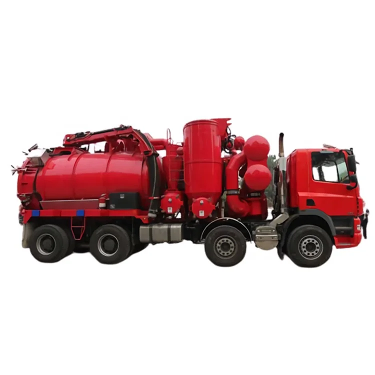  20M3 290 hp dongfeng грузовик для всасывания сточных вод вакуумный всасывающий