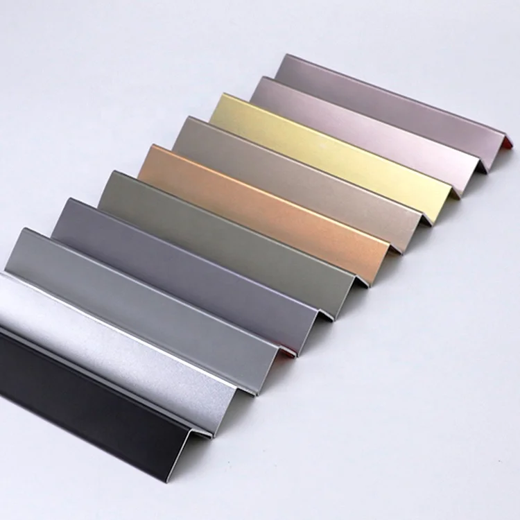 Free Sample Hot Sale Wall Decoration Tile Trim 90 Degree Angle Aluminum Corner Guard