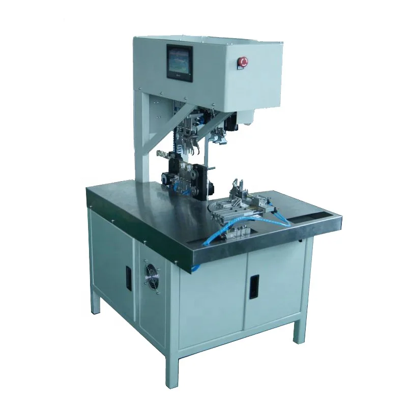 Automatic usb/dc/charger cables winding and tying machine