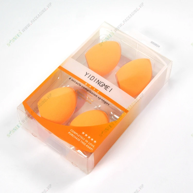 Косметический уход губка Футляр красота яйцо прозрачная упаковочная коробка пластиковая макияж Губка Бутылка для хранения