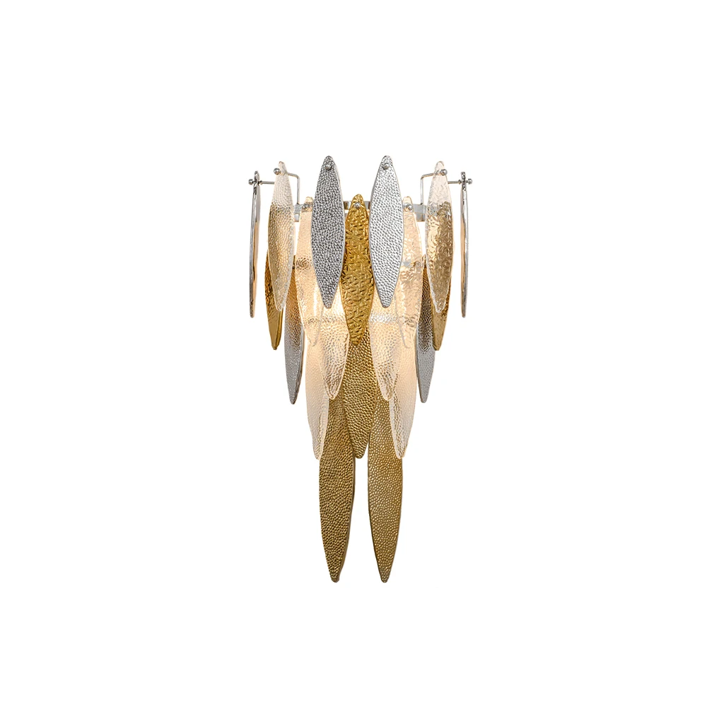 Hot selling fashion design luxury handmade glass living room clubhouse corridor modern wall lamp light