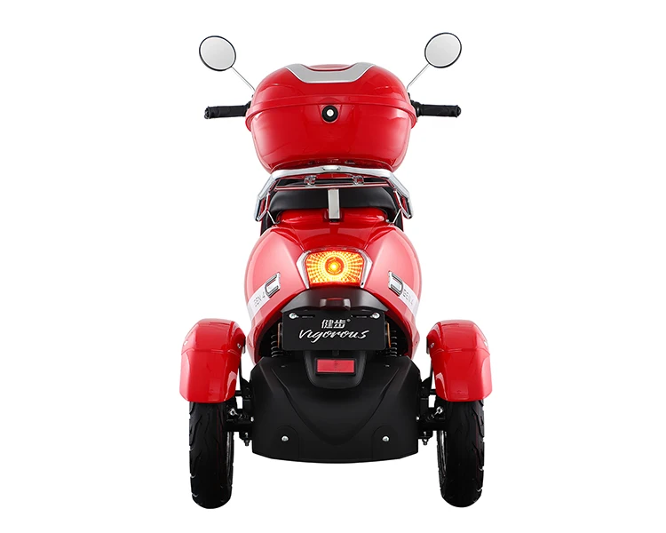 electric mobility scooter electric motorcycle motor 500w dual motor electric scooter tricycle 3 wheel e chopper