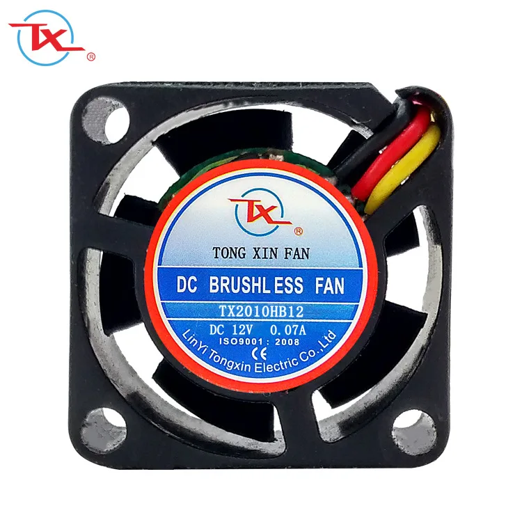 2010 DC Axial fan for humidifier 5V 12V, 20x20x10 20mm Mini Brushless DC fan, 1 inch 2cm Mini Computer Cooling Fan