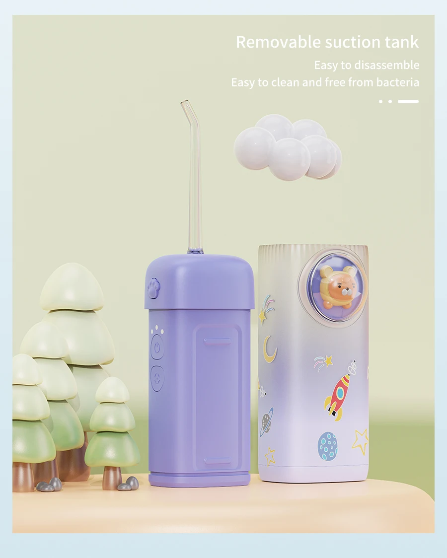 Factory OEM mini new professional portable cordless dental oral irrigator water flosser  for child