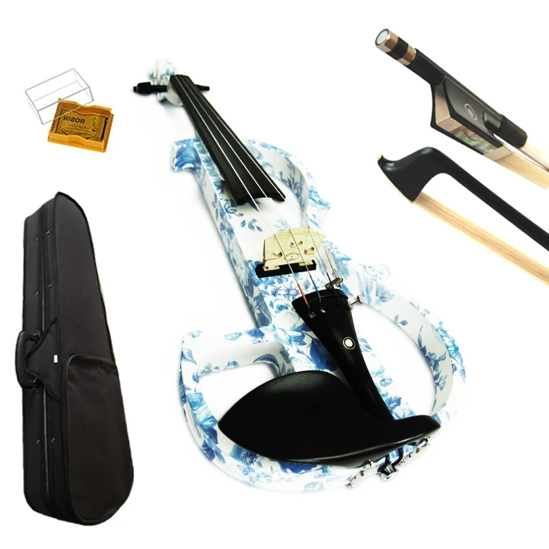 3/4 blanco arm bow corector carbon case Musical Instrument accesorios para Electric Violin