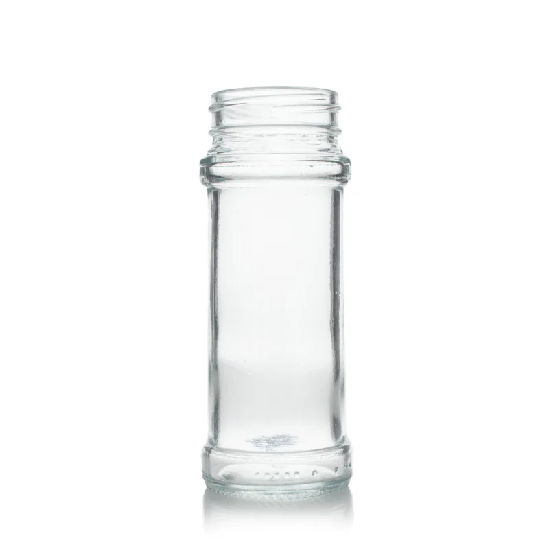 100ml Food Container Round Glass Bottles Spice Jar For Seasoning Condiments