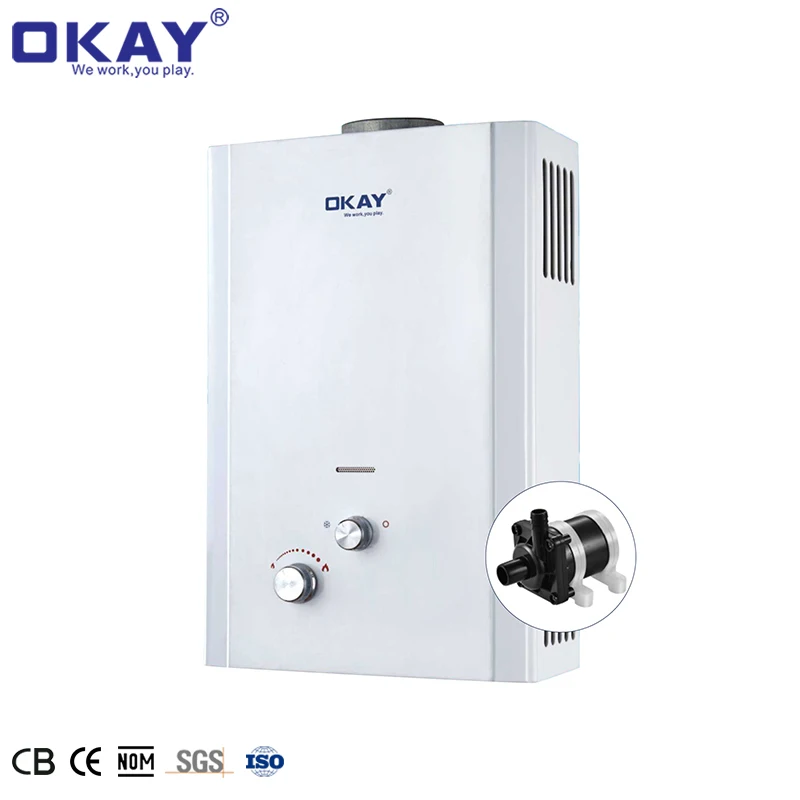 Cheap Price Thermostat Bathroom Shower Hot LPG 6L 10L 12L 14L gas Water Heat Pump Gas Geyser Tankless Instant Gas Water Heater