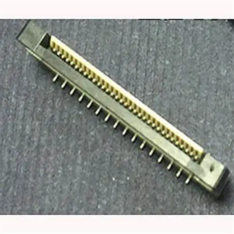 LCD Appliance Side Entry Lock Pitch Fpc Connector Ctor Type Through Hole 1.0mm Natural Rohs Female Db 9 Pcb Mount Sn Plated 500