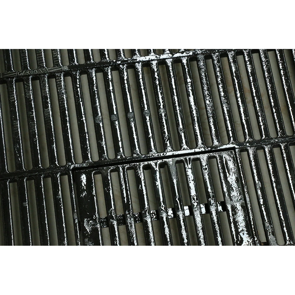 Прочный чугунный пол с гладким зазором